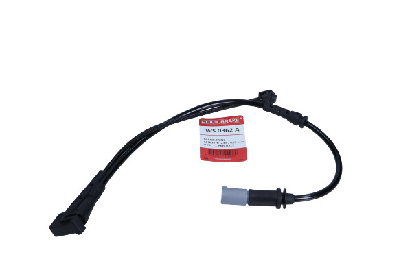 QUICK BRAKE WS 0362 A — Styk ostrzegawczy, zużycie okładzin hamulcowych